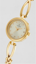 Titan Gold Analog Round Watch