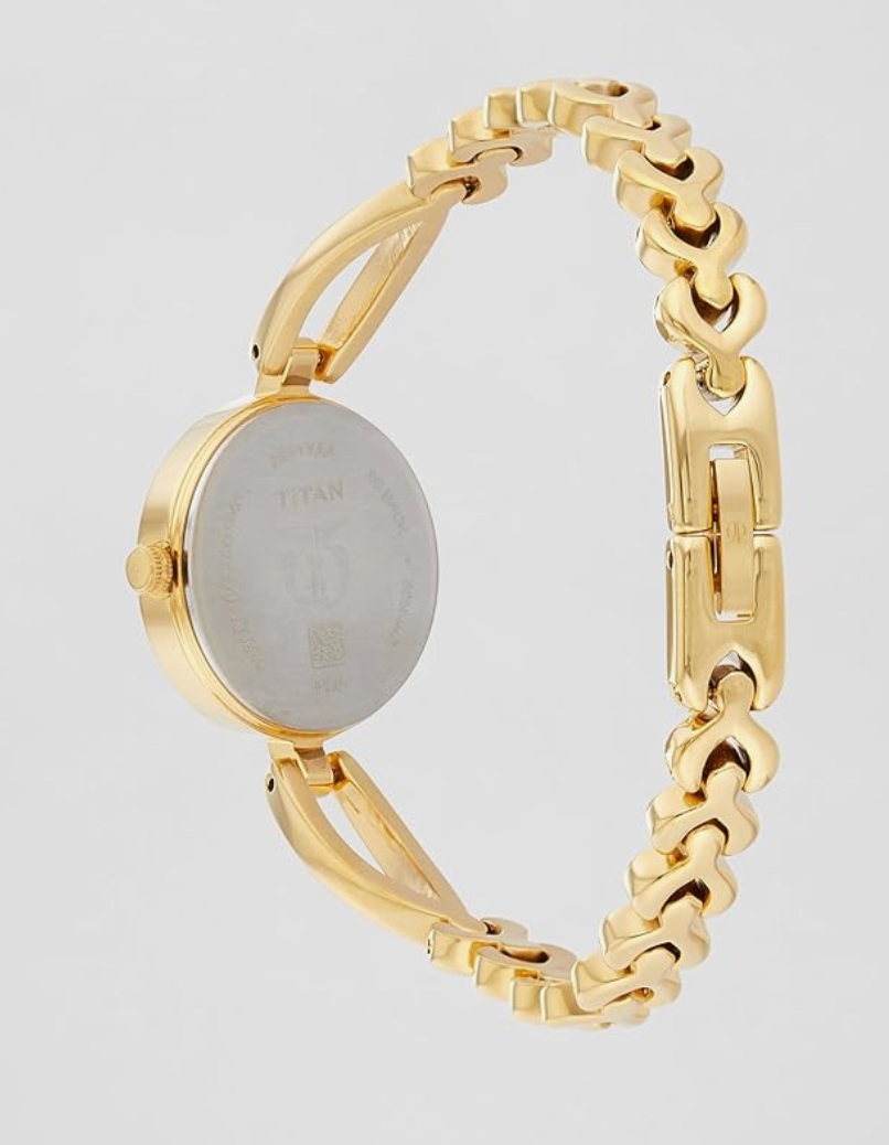 Titan Gold Analog Round Watch