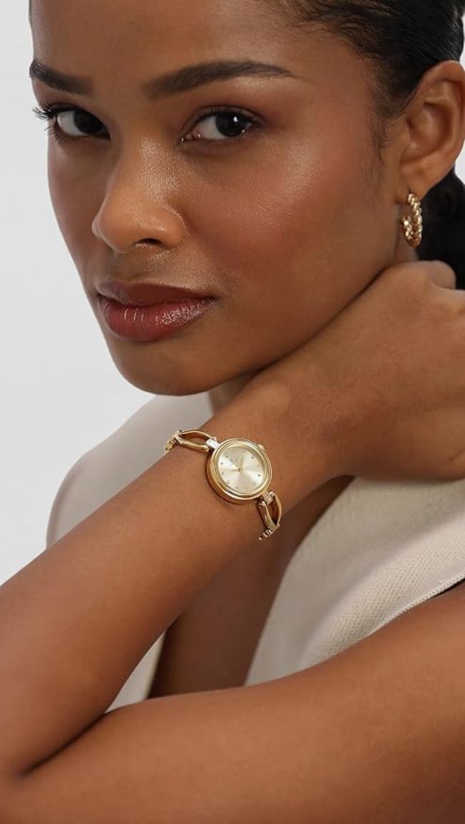 Titan Gold Analog Round Watch